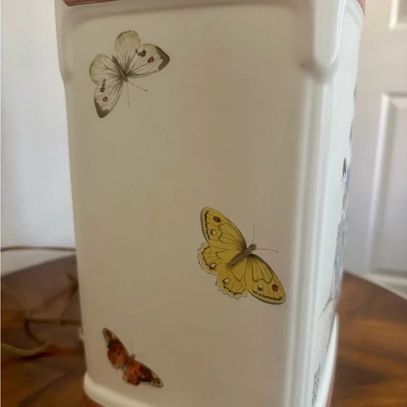 Vintage Hand Painted Porcelain Chinese Feng Cheng Table Lamp 26” - Picture 6 of 13